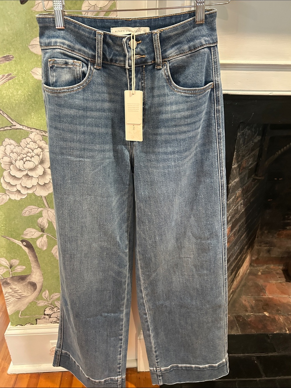 Altar'd State Light Blue Wide-Leg Jeans
